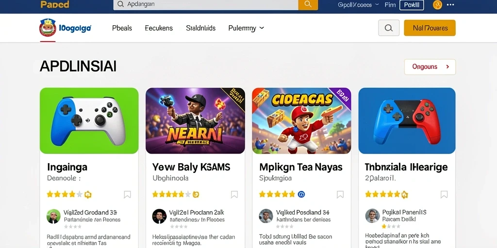 Pengguna sedang menikmati sesi bermain yang mendebarkan.