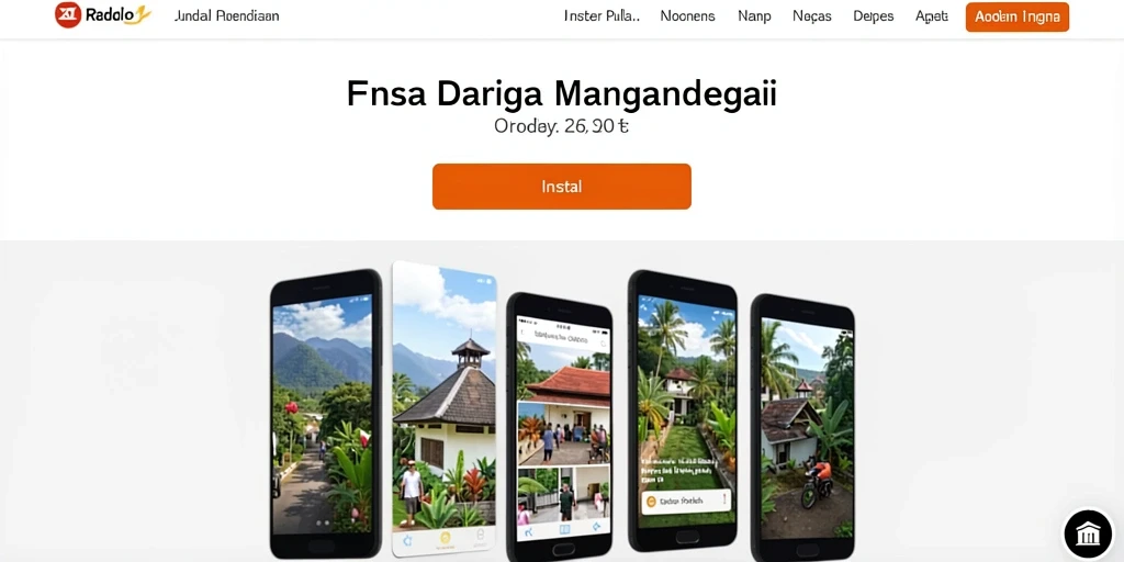 Pemandangan yang menakjubkan dalam permainan.