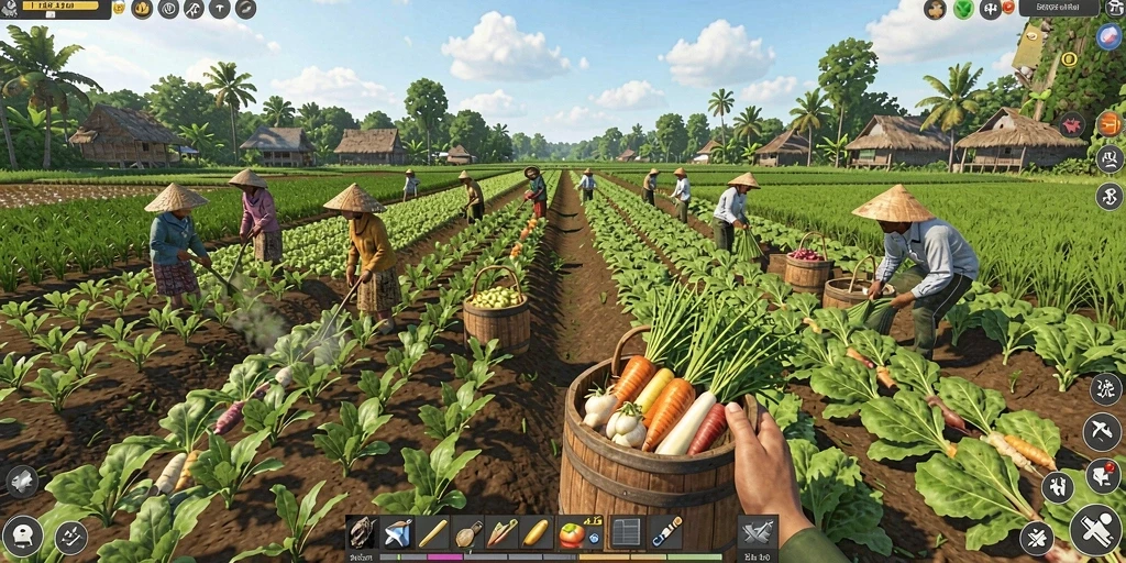 Momen seru dalam permainan dengan teman di mode multiplayer.