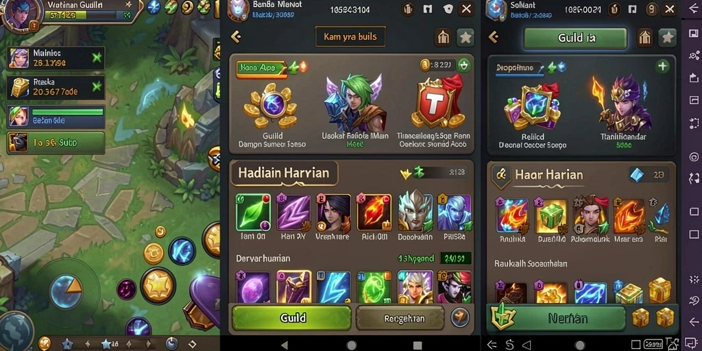 Screenshot menampilkan antarmuka permainan yang intuitif dan mudah digunakan.
