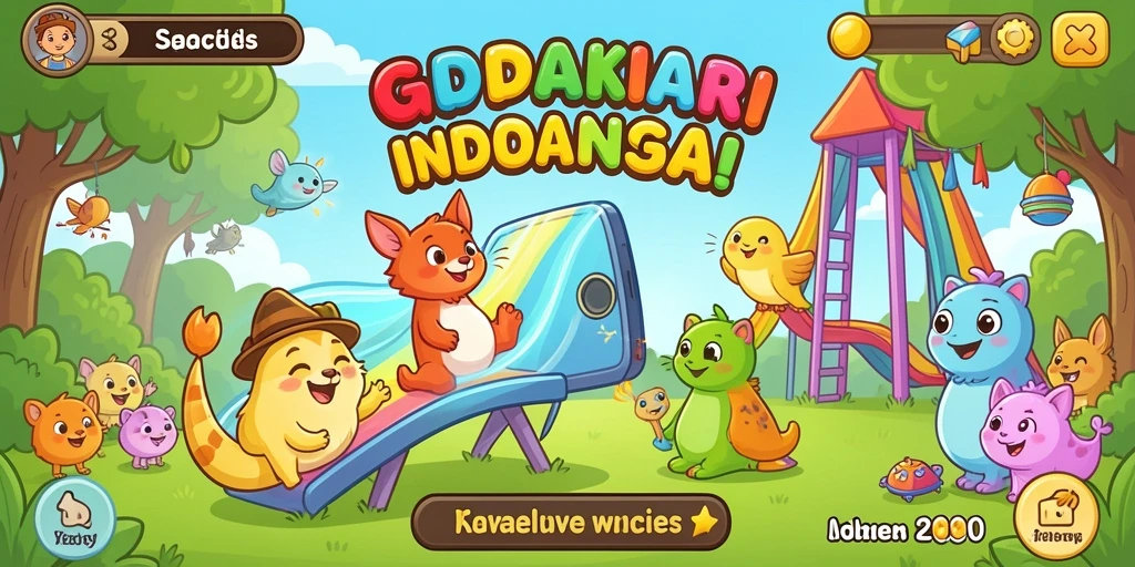 Grafik yang colorful dan menawan.