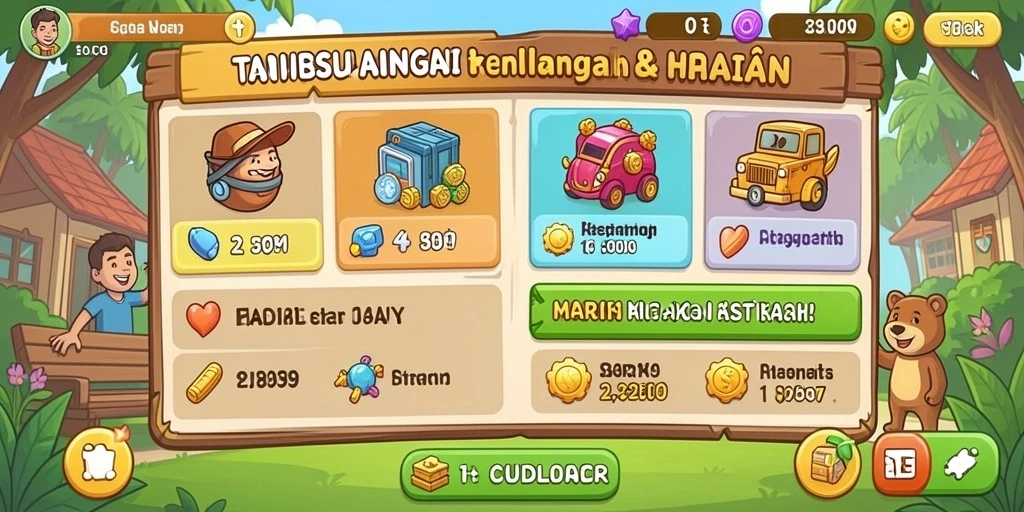 Pengalaman bermain yang menyenangkan dan menghibur.