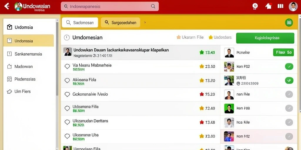 Menu pengaturan yang mudah digunakan dan intuitif.